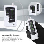 RJ45 Cable Tester Network Cable Tester Ethernet Wire Test Tool for LAN Phone RJ45 RJ11 RJ12 Cat5 Cat5e Cat6 Cat6a Cat7 UTP/Shield Cable