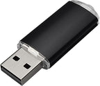 TOPESEL 5 Pack 2GB USB 2.0 Flash Drive Memory Stick Thumb Drives (5 Mixed Colors: Black Blue Green Red Silver)