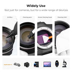 K&F CONCEPT 32-in-1 Camera Lens Cleaning Kit for DSLR Camera Lens Filter with Cleaning Pen+Air Blower+Cleaning Cloth*2+Full-Frame Swab*10+Cleaning Wipes*10+Vacuum Cleaning Cloth*6+Anti-Static Gloves