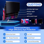 Computer Privacy Screen Filter 24" Hanging Privacy Screen Protector Compatible Widescreen Computer Monitor with Aspect Ratio 16:9,Anti-Glare Privacy Screen Protector for 23.6" 23.8" Monitor