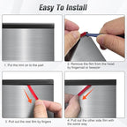 Rubber Edge Trim, Self Adhesive U Channel Edge Trim, U Shaped Trim for Plywood, Glasses, Mirror, Flexiglass, Sharp Edge Parts, Fit for 5/16", Length 20Ft, Black Color, Peel and Stick Plastic Trims