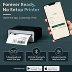 Wireless Return Label Printer – Compact, Battery-Powered & Easy-to-Use Package Returns from Home