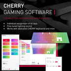 Cherry MX 3.0S Wireless Mechanical Gaming Keyboard. Aluminum Housing Built for Gamers w/MX Brown or Red Switches. RGB Backlit Color Display Over 16m Colors. (Black w/MX Red Switches)