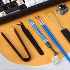 RUNJRX Keyboard Lube Kit with Switch Opener,Tweezers,Keycap Puller,Switch Puller,4-Claw Grabber,Switch Lube Brush for Custom Keyboard, Keyboard Lube Tools