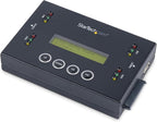 StarTech.com 1:1 Standalone Hard Drive and USB Thumb Drive Duplicator/Eraser, USB Flash and SATA HDD/SSD Disk Cloner/Copier and Wiper, Toolless Sanitizer, LCD Display, TAA Compliant (SU2DUPERA11)