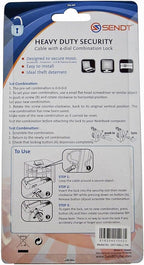 Sendt Pink Notebook/Laptop Combination Lock Security Cable