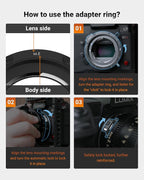 Thypoch M-RF Lens Mount Adapter Auto-Lock, Compatible with Leica M Lens to Canon RF Camera R1 R3 R5 R6 R7 R8 R10 RP R50 R50V R100 90D 200DII 1DX Mark III 5D Mark IV 6D Mark II