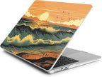 Batianda Premium Case for New MacBook Air 15 inch 2025 M4 2024 2023 with M3 M2 Chip Model A3114 A2941, Designed Protective Plastic Hardshell & Keyboard Cover & Screen Protector, Dusk
