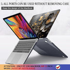 CISSOOK Compatible with MacBook Air 13 inch Case 2021 2020-2018 Release M1 Chip A2337 A2179 A1932 with Touch ID, Plastic Hard Shell Case + Keyboard Cover + Screen Protector, Abstract Oil Painting