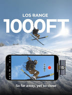 Hollyland Lark M2 Wireless Lavalier Microphone for iPhone 14/13/12, Lightning Mini Lapel Microphone Wireless, Hi-Fi Audio, 1000ft Range, Noise Cancellation, 30H Battery for Video Recording, Streaming