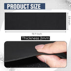 Keyboard Foam for Mechanical Keyboard, Sound Dampening Foam Free Cutting Key Board Mat Foams Black for Key Board Bottom Office Desk Home, 20 x 6 (2mm Thick)