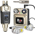 Xvive U45T9 Wireless in Ear Monitor System 5.8ghz with T9 2BA Drivers IEM Earphone, IEM System Transmitter and Bodypack Receiver for Studio, Band Rehearsal, Live Performance, Channel Scan Mode