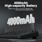 AULA F75 Pro Wireless Mechanical Keyboard with Knob,75% Hot Swappable Custom Gaming Keyboards,RGB Backlit,Pre-lubed Switches,Side Printed PBT Keycaps Creamy Sounding Computer Keyboard, Line Black