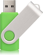 Aiibe 10 Pack 128GB Flash Drive USB Drive Thumb Drives USB 2.0 Memory Stick Jump Drives 128GB USB Flash Drive Bulk (10 Mixed Colors: Black Blue Red Green Orange White Yellow Pink Purple Silver)