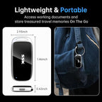 SSK 1TB SSD External Hard Drive, Portable SSD Drive up to 2000 MB/s, USB 3.2 Gen2X2 External Solid State Drives for iPhone 15/16 PRO、Mac、Phone OTG、Laptops with LED Indicator
