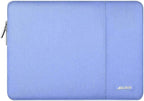 MOSISO Laptop Case 13 inch, 13 inch Laptop Sleeve Compatible with MacBook Air M4 M3 M2 M1 2025-2018 / Pro M2 M1 2025-2016, Polyester Vertical Computer Sleeve Bag with Pocket, Slate Blue