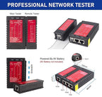 Noyafa NF-468s Network Cable Tester, Ethernet Tester,Cable Mapper, Check Continuity -RJ45, RJ11, RJ12, RJ45, CAT5, CAT5E, CAT6, CAT6A,Telephone line CAT3