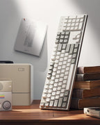 Keychron C2 Pro Wired Mechanical Keyboard with 8K Hz Polling Rate, Full Size Custom RGB Backlit Hot-Swappable, Non-Shine Through PBT Keycaps Compatible with Mac Windows Linux (Silent Banana Switch)
