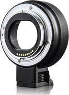 Viltrox EF-EOS M Electronic AF Auto Focus Lens Mount Adapter for Canon EF/EF-S Lens to Canon EOS-M (EF-M Mount) Mirrorless Camera M1 M2 M3 M5 M6 M10 M50 M100