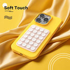 Silicone Phone Sticky Grip, Suction Phone Case Mount for iPhone and Android, Hands-Free Sticky Cell Phone Grip, Mobile Fidget Mirror Holder for Selfies and Videos