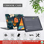 CISSOOK Compatible with MacBook Air 13.6 inch Case 2025 2024 2023 2022 Release M4 M3 M2 Chip, Plastic Flowers Hard Shell Keyboard Cover for MacBook Air 13.6 inch Case A3240 A3113 A2681, Little Flower