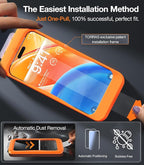 TORRAS Top-Notch Military-Grade Shatterproof for iPhone 15 Screen Protector [Most durable 9H+ Glass,Unbreakable from 12-foot Drop] for iPhone 14Pro&iPhone 15, Diamond Shield 2 Packs