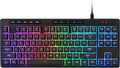 Redragon K516 Shiva TKL Wired RGB Membrane Gaming Keyboard, 87 Keys Mechanical-Feel Keyboard w/Smooth Linear Switch, On-Board Macro & Dedicated Multimedia Keys, 16.8M RGB Backlit, Software Supported