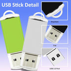 USB Thumb Drive 4GB Flash Drive 20 Pack Nicepicten FAT32 USB 2.0 Flash Drives Pack of 20 Metal Memoria USB 4GB Jump Zip Drive Memory Stick Pendrive with 20PCS Lanyard Label - Mixcolor 20 X 4 GB