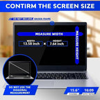 Magnetic Detachable Laptop Privacy Screen (For 15.6")