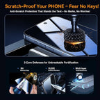 OneFish Tempered Glass Screen Protector for iphone 11/Xr, 9H Hardness Glass Scratch Resistant,HD Clarity Tempered Glass Film with Installation Frame,Shatterproof Bubble Free, Easy Installation,2Pack.