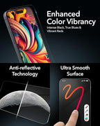 ZAGG Glass XTR3 Google Pixel 9 / Pixel 9 Pro Screen Protector - 10X Stronger with Recycled Glass, Enhanced Eyesafe Blue Light Filter, Anti-Reflective, Easy Installation