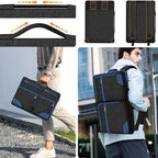 ZINZ Laptop Case 15 15.6 16 inches Sleeve Slim Briefcase Spill-Resistant Handbag for Most Popular 15" 15.6" 16" Notebooks，B01BL02