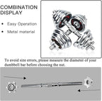 Lamoutor 2Pcs Anti-Slip Hex Nut Collar Screw for Barbell Dumbbell Weight Lifting