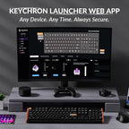 Keychron K10 HE Hall Effect Keyboard Wireless, Magnetic Switch Hot Swappable, Adjustable Actuation Rapid Trigger Mode with Aluminum + Wood Frame, Full-Size Custom RGB for Mac Windows Linux - Black