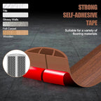 Floor Cord Cover Self Adhesive Cord Hider,10FT Cable Management, Extension Strip Protector for Wires, Prevent Cable Trips for Offices, Gyms, Exhibitions Cavity:0.39"(W) x 0.27"(H) Wood Red Teak