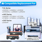 ZIPRINT TN760 Toner Cartridges Compatible Replacement for Brother TN760 TN730 TN-730 High Yield for MFC-L2710DW MFC-L2750DW DCP-L2550DW HL-L2350DW HL-L2395DW HL-L2370DW (Black, 2 Pack)