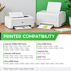 67XL Ink Cartridges Black Tri-Color Combo Pack Replacement for HP Ink 67 67XL Compatible with DeskJet 2855e 2755e 2700 2700e 2800e 4155e 4255e 2734e 4100 2827e 4100e Envy 6055e 6000 6400 6455e Printer