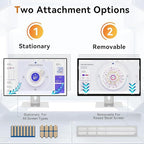 [5-Pack] 20 Inch Computer Privacy Screen for 16:9 Widescreen Monitor, Anti Glare Anti-UV Eye Protection Desktop PC LED Monitor Filter, Removable Anti-Scratch Screen Film 20in