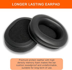 Earpads Replacement for Audio Technica M50X, GVOEARS Ear Cushions for HyperX Cloud/Alpha, for ATH M50X M40X Turtle Beach Stealth & More Headphones with Thick Foam/Soft Leather