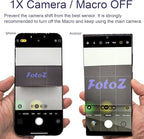 FotoZ 18mm Wide Angle Lens with 17mm Thread Lens Clip for iPhone & Samsung Galaxy and Most Smartphones, Compatible with SmallRig iPhone Samsung Smartphone Cage Case