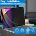 Privacy Screen Protector for MacBook Pro 14 Inch 2021-2024, M1, M2, M3, M4,Removable Privacy Screen for MacBook pro 14 inch M1 Pro/Max Anti-Spy/Anti Fingerprint/Anti Blue Light/Anti-Glare/Bubble Free
