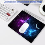 Galaxy Mouse pad Non-Slip Rubber Mouse pad for Laptop Computer Personalized Office Decoration Accessories 9.5 x 7.9 inch