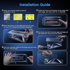 Uyiton Anti-Blue Light for iPhone 15 Pro Max Screen Protector - Unbreak-Glass Full Coverage Case Friendly Scratch Resistance 9H Tempered Glass Screen Protector for iPhone 15 Pro Max, 2 Pack
