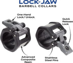 Lock-Jaw HEX 50mm / 2" Olympic Barbell Collar (Blue)