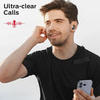 Monster N-Lite 210 Wireless Earbuds, Bluetooth 5.4 in-Ear Stereo Headphones, Built-in Mic for Crystal Clear Call, 32H Playtime, Type-C Charging, Waterproof in-Ear Ear Buds Earphones for Sports, Grey