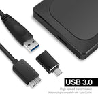 250GB Ultra Slim Portable External Hard Drive HDD-USB 3.0 for PC, Mac, Laptop, PS4, Xbox one,Xbox 360 Model A4