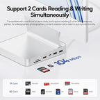 Upgraded 11 in 1 USB C Hub for iMac 24 inch USB Hub 2021 2023 2024 Support M.2 SSD (NOT Included), iMac Hub M1 M3 M4 Accessories, 4K HDMI, 2.5G Ethernet, 5 USB A/C Max 10Gbps, SD/TF - Silver