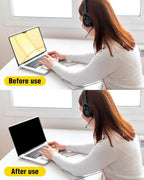 F FORITO Magnetic Privacy Screen Protector Compatible with MacBook Air 13.6 inch (2022-2025, M2, M3, M4), 360° Anti Peeping Removable Anti Blue Light Anti Glare Laptop Privacy Screen Shield