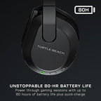 Turtle Beach Stealth 600 Wireless Multiplatform Amplified Gaming Headset for PS5, PS4, PC, & Mobile – Bluetooth, 80-Hr Battery, Noise-Cancelling Flip-to-Mute Mic, 50mm Speakers – Black