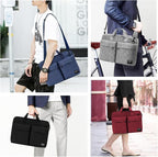 KINGSLONG Slim 17.3 inch Laptop Bag Sleeve Carrying Case with Shoulder Strap, Notebook Ultrabooks Computer Handbag Cover for Men Women Fit for Acer Asus Lenovo HP Toshiba Red